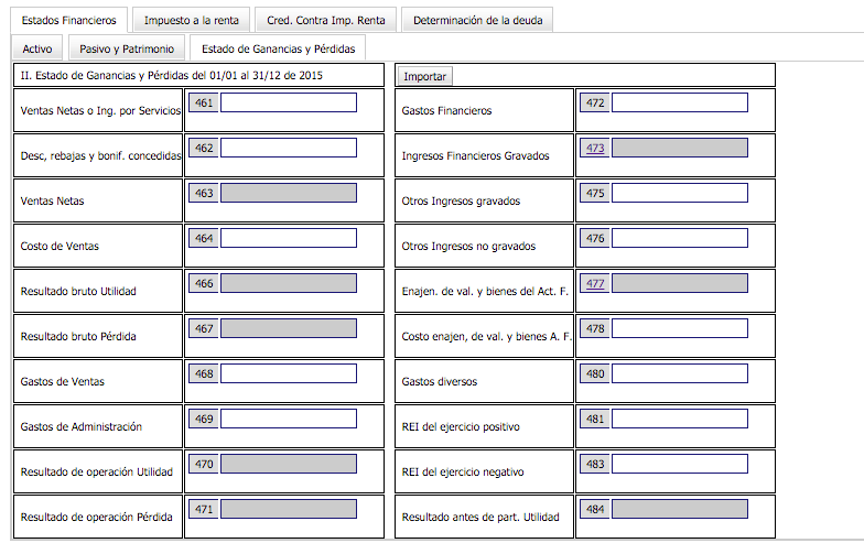 estados funcion