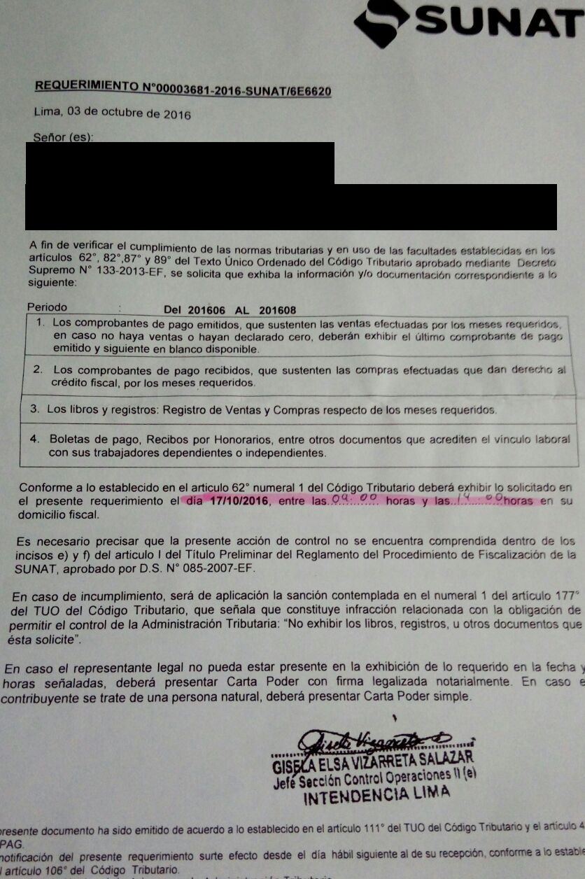 Fiscalización Sunat [Caso Real 2018] - Noticiero Contable