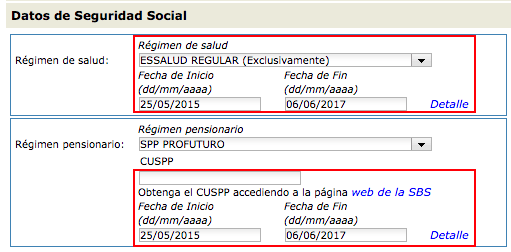 Seguridad Social T-Registro