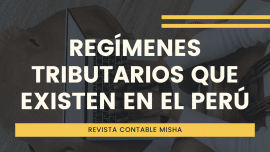 regimenes tributarios peru