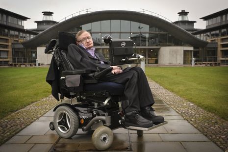 Professor Stephen William Hawking, CH, CBE, FRS, FRSA, at the Department of Applied Mathematics and Theoretical Physics, University of Cambridge..Photograph © Jason Bye.t: 07966 173 930.e: mail@jasonbye.com.w: http://www.jasonbye.com.