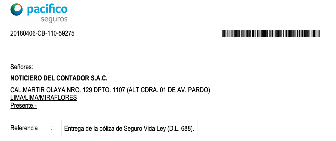 Poliza Seguro Vida Ley