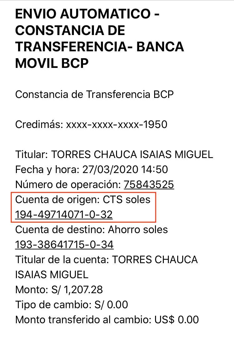 retiro de cts