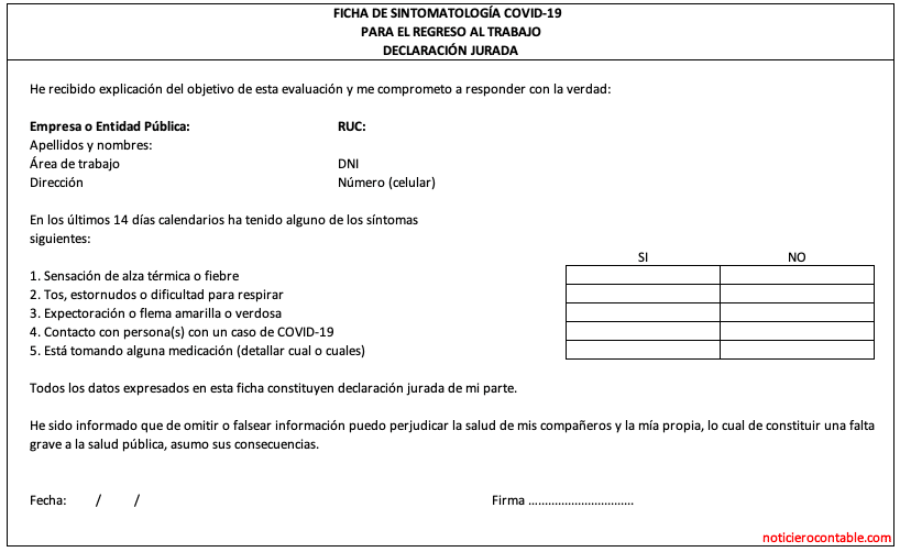 Ficha Sintomatologia