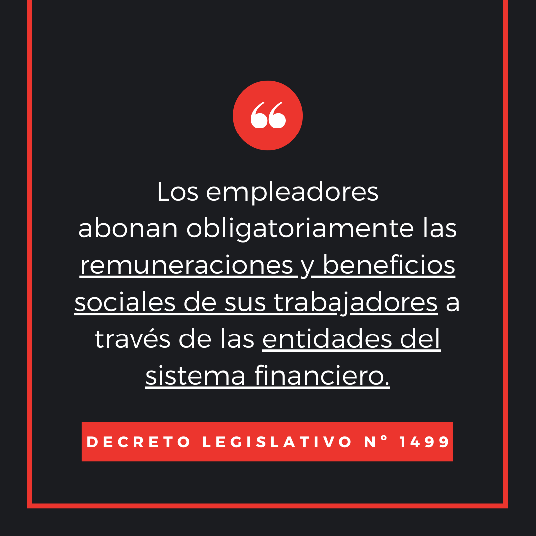 Obligacion de pago de las remuneraciones y Beneficios Sociales