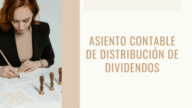 asiento contable distribucion dividendos
