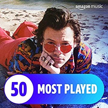 Los 50 más jugados Amazonn Music