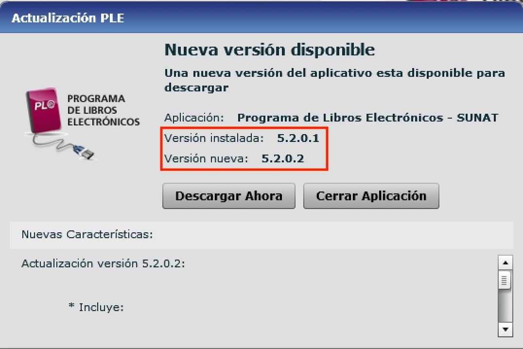 ultima version del PLE 5.2.0.2 2021