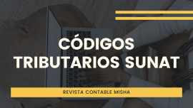 codigos tributarios SUNAT