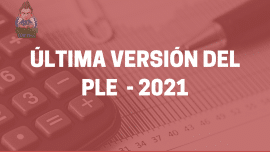 ultima version del PLE 2021