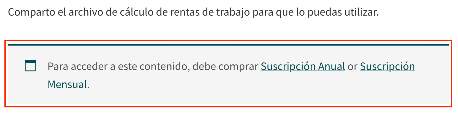 contenido exclusivo