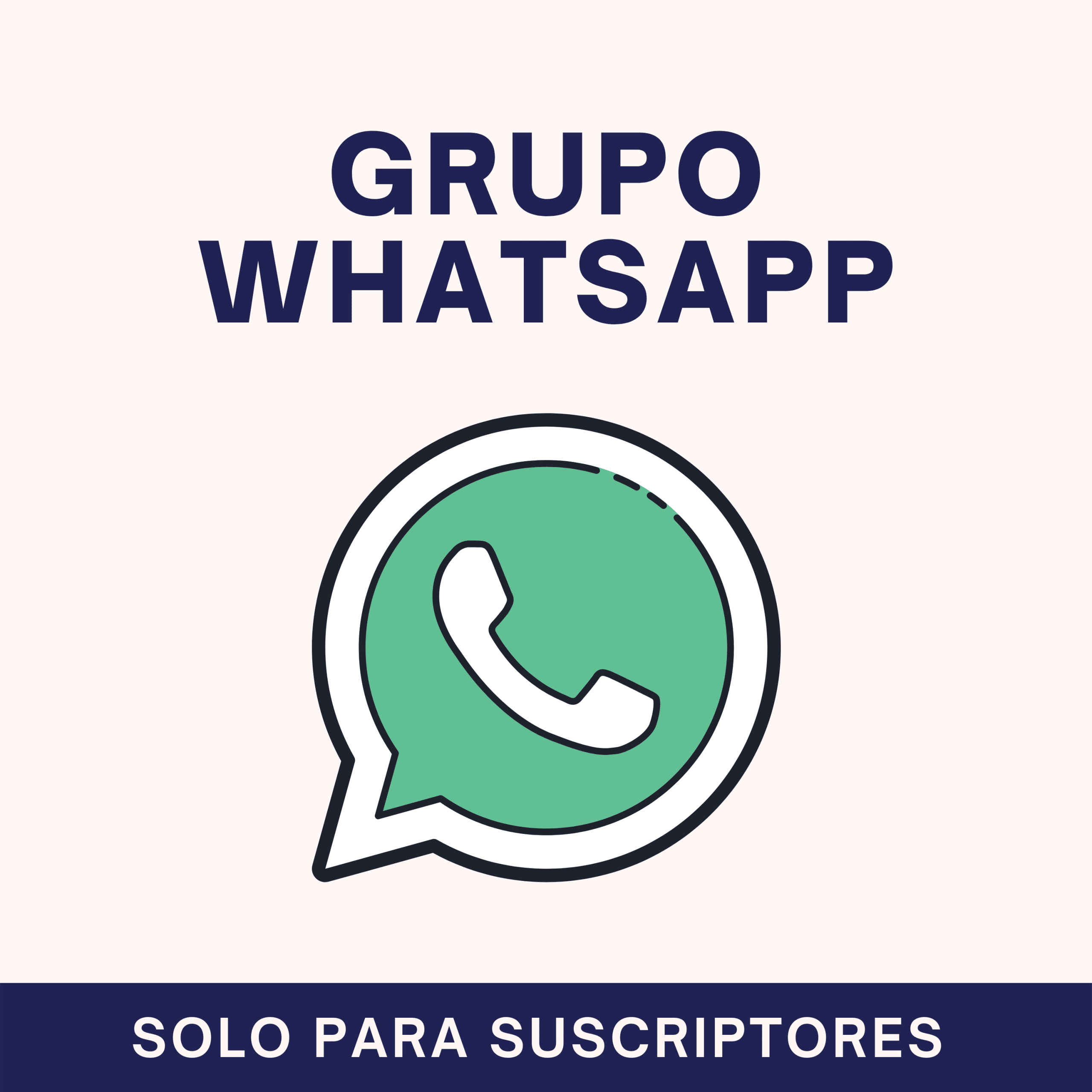 Grupo de WhatsApp Suscriptores