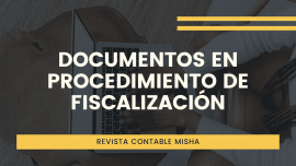 documentos procedimiento fiscalizacion