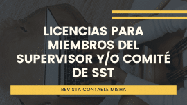 licencias para supervisor comite SST