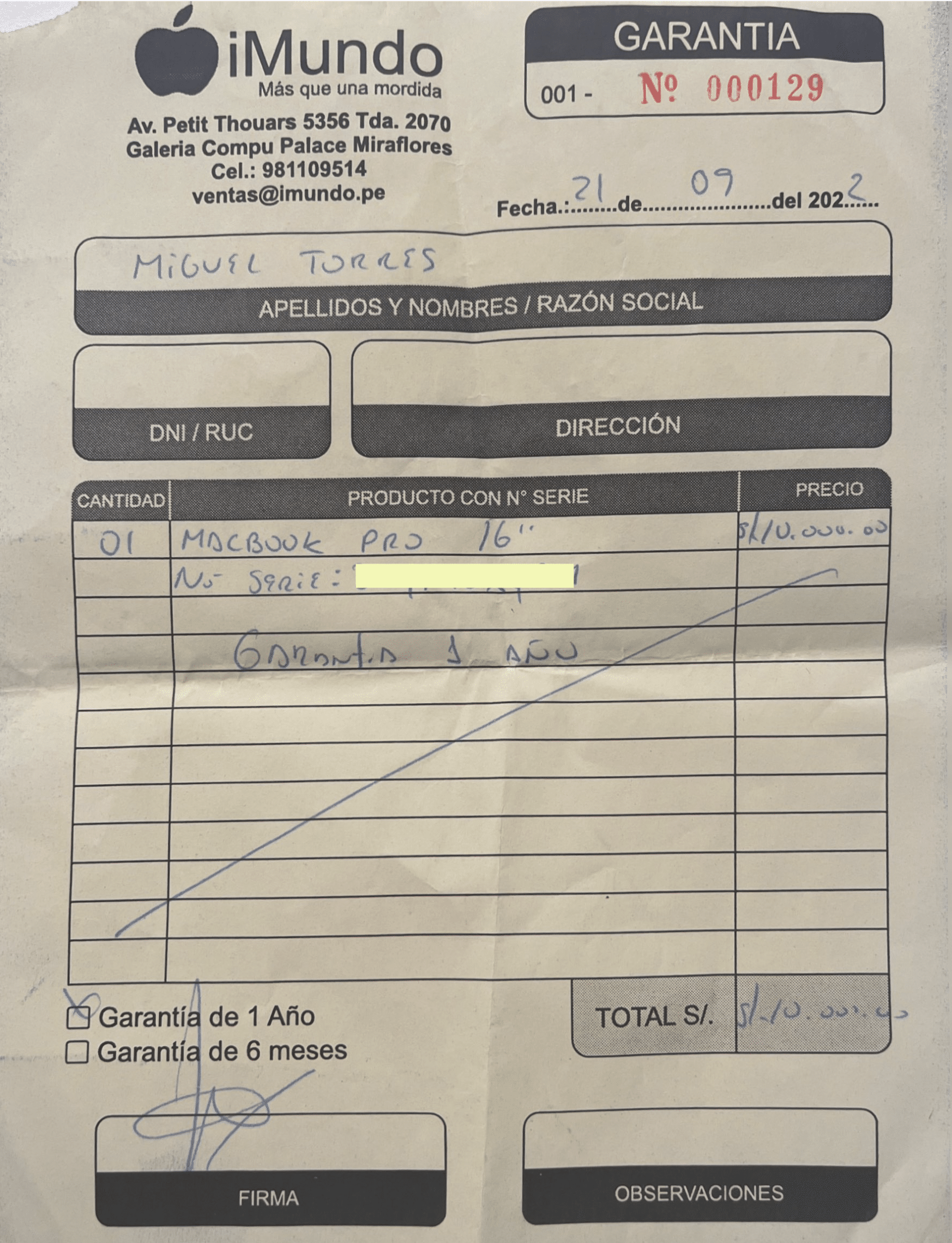 Compra Macbook Pro M1 Pro