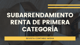 subarrendamiento primera categoria