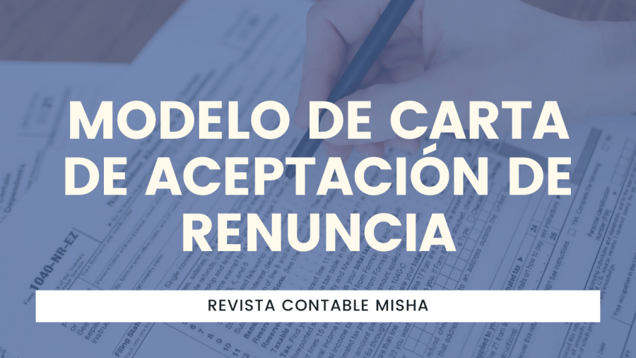 Modelo de Carta de Aceptación de Renuncia