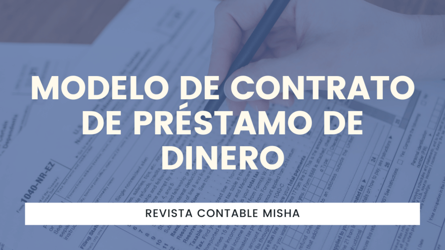 Modelo de Contrato de préstamo de Dinero
