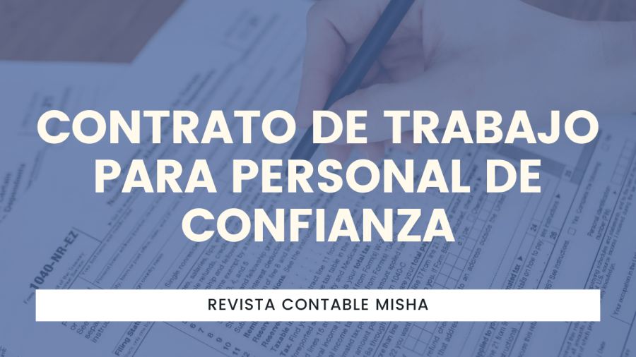 Contrato de Trabajo para Personal de Confianza