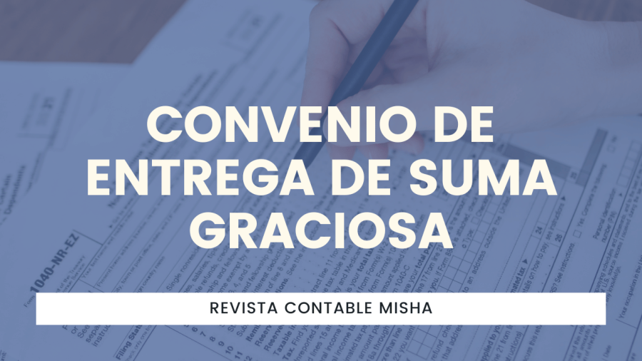 Convenio de entrega de Suma Graciosa